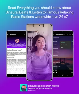 Binaural Beats Brain Waves android App screenshot 1
