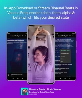Binaural Beats Brain Waves android App screenshot 3